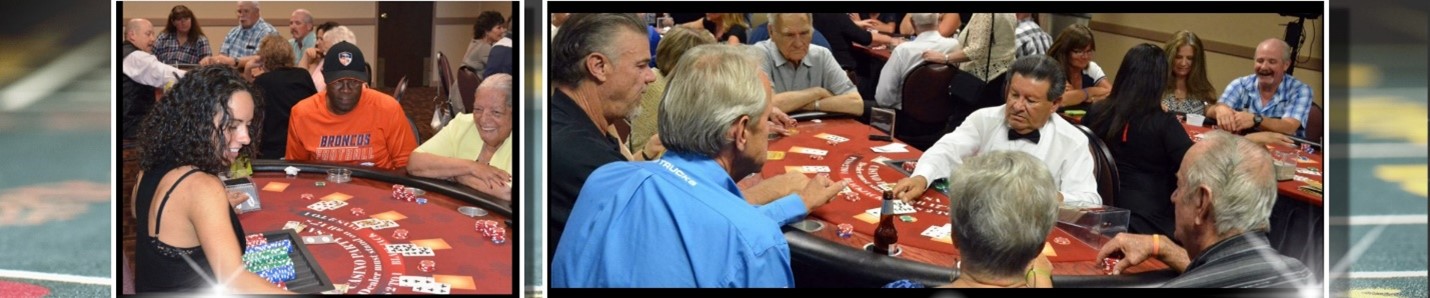 Casino night attendees