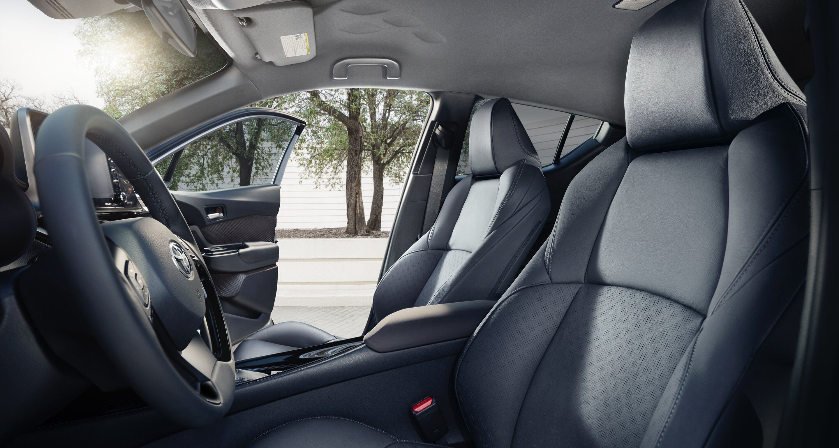 Interior of the 2021 Toyota C-HR