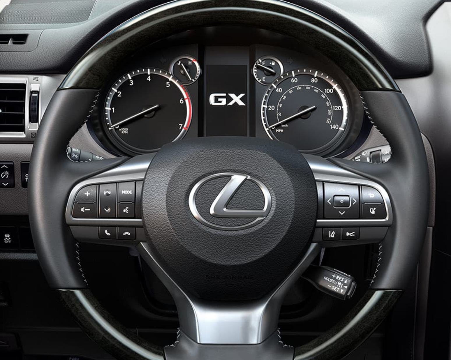 Steering Wheel of the 2021 Lexus GX 460