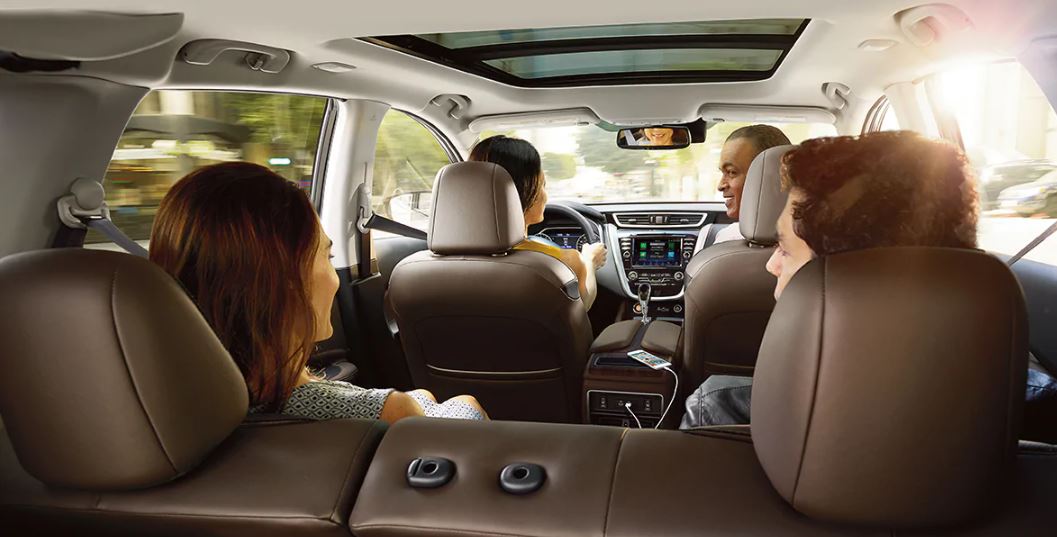 Interior of the 2021 Nissan Murano