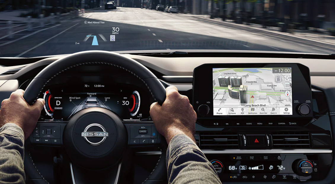 Infotainment Center of the 2022 Nissan Pathfinder