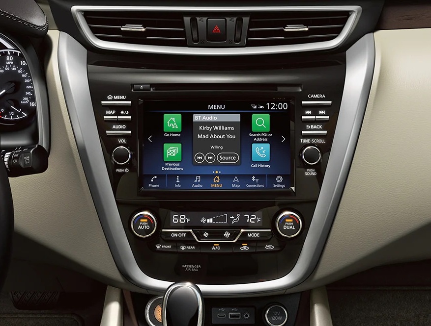 2021 Nissan Murano Display Screen