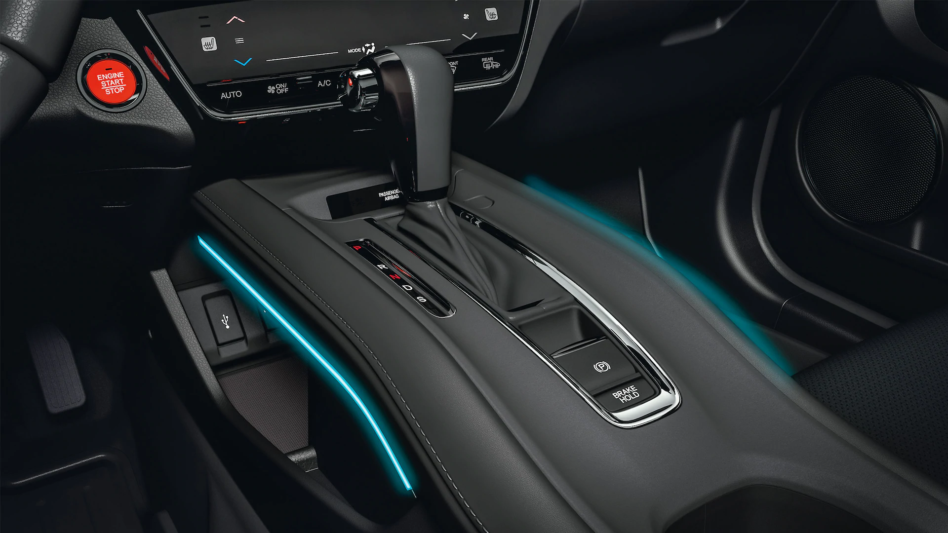Gear Shift in the 2022 HR-V