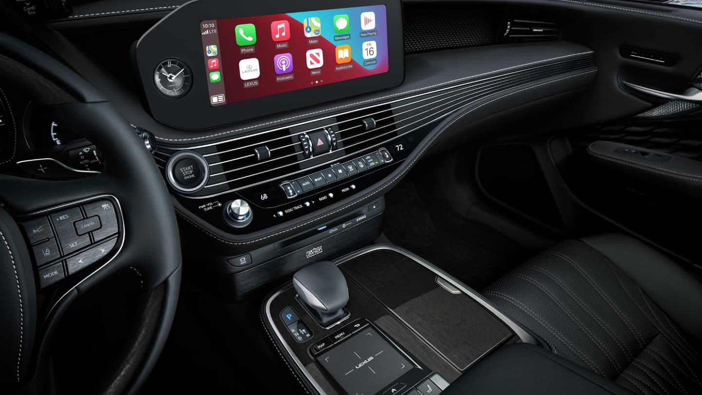 Interior of the 2021 Lexus LS 500