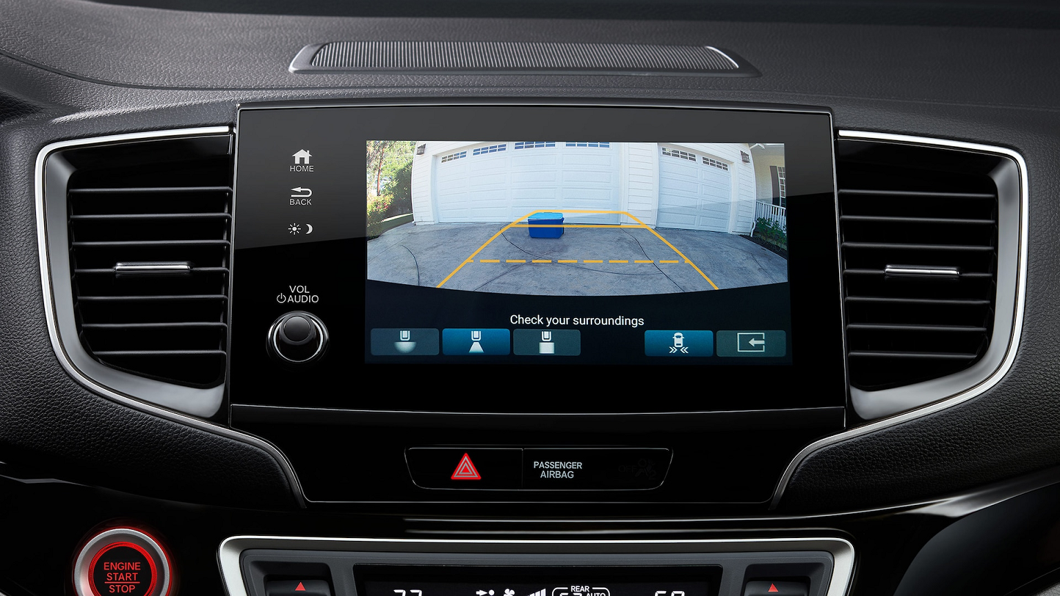 Multi-Angle Rearview Camera in the 2022 Pilot