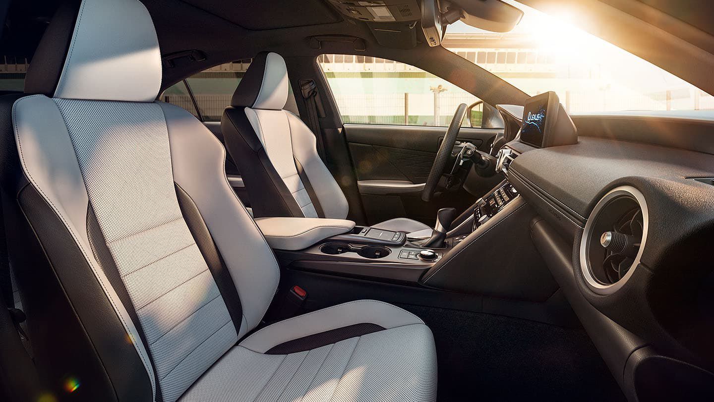Interior of the 2021 Lexus IS 300