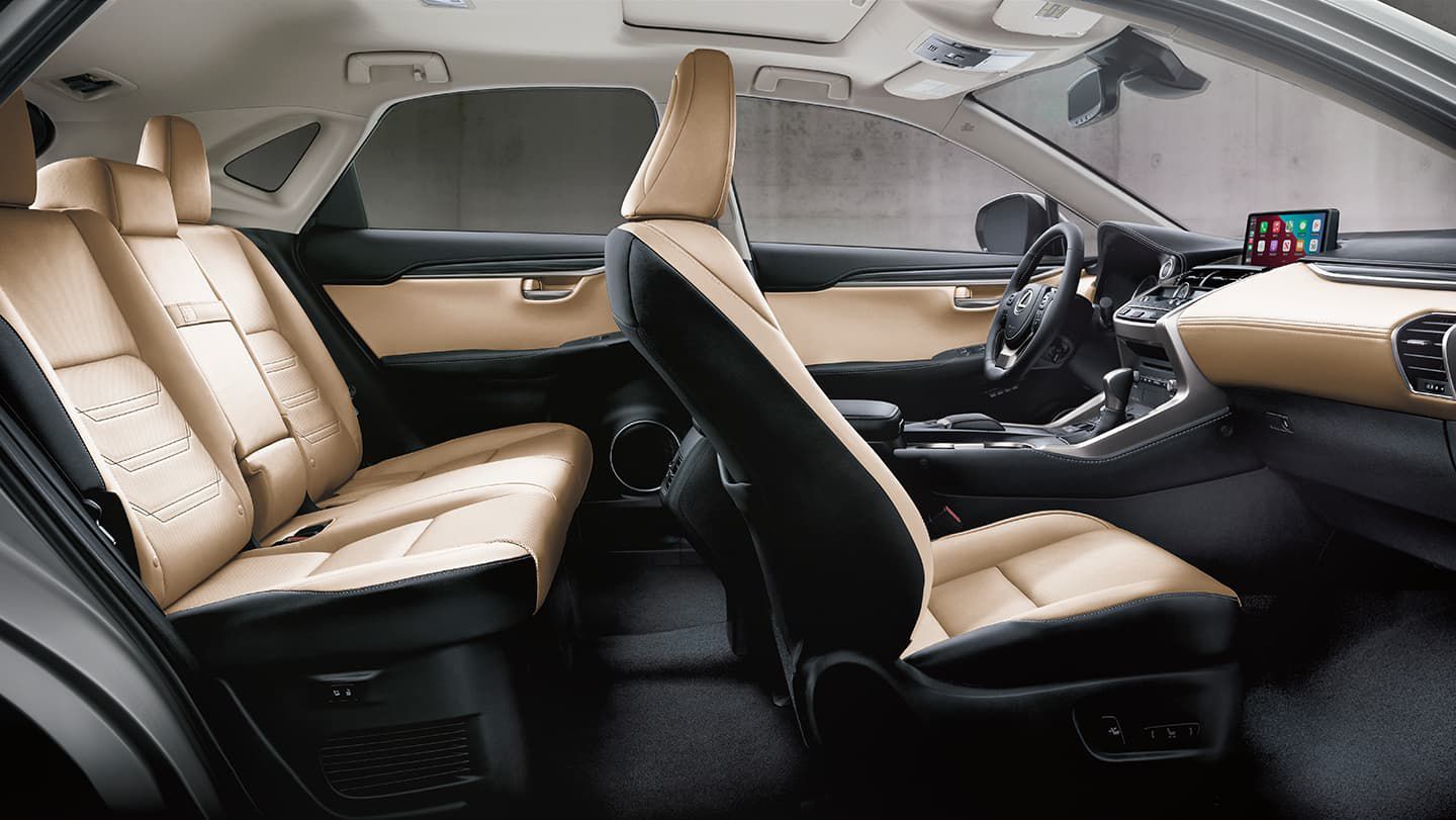 Interior of the 2021 Lexus NX 300h