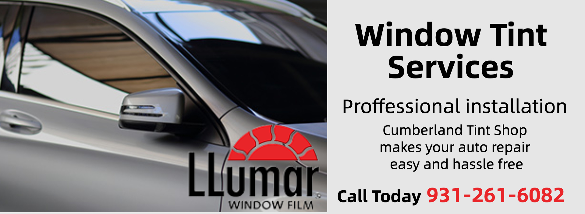 Cumberland Tint Shop & Paintless Dent Repair Cumberland Auto Center