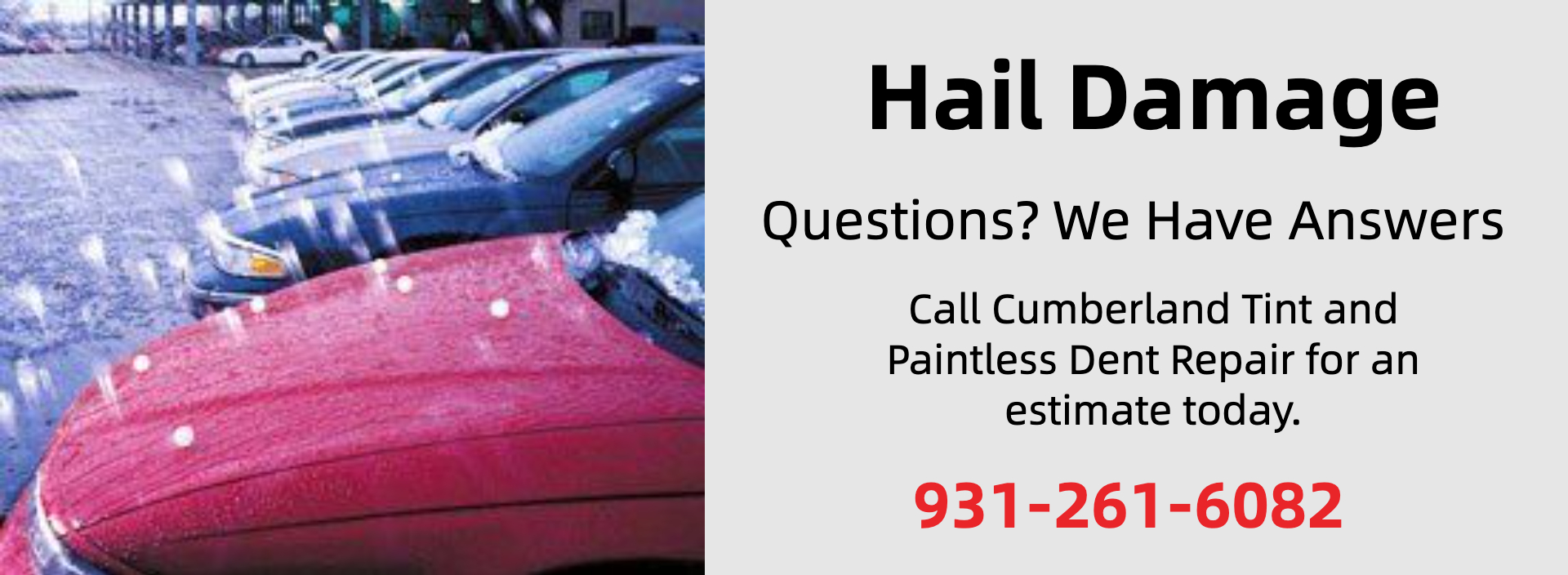 Cumberland Tint Shop & Paintless Dent Repair Cumberland Auto Center