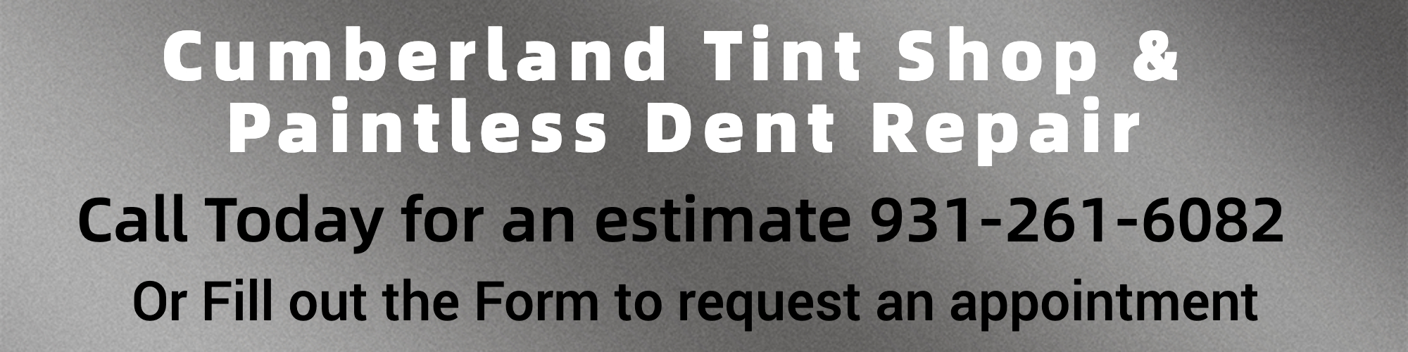 Cumberland Tint Shop & Paintless Dent Repair Cumberland Auto Center