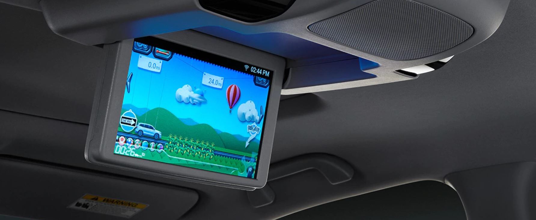 El sistema de entretenimiento trasero es una de las características disponibles.