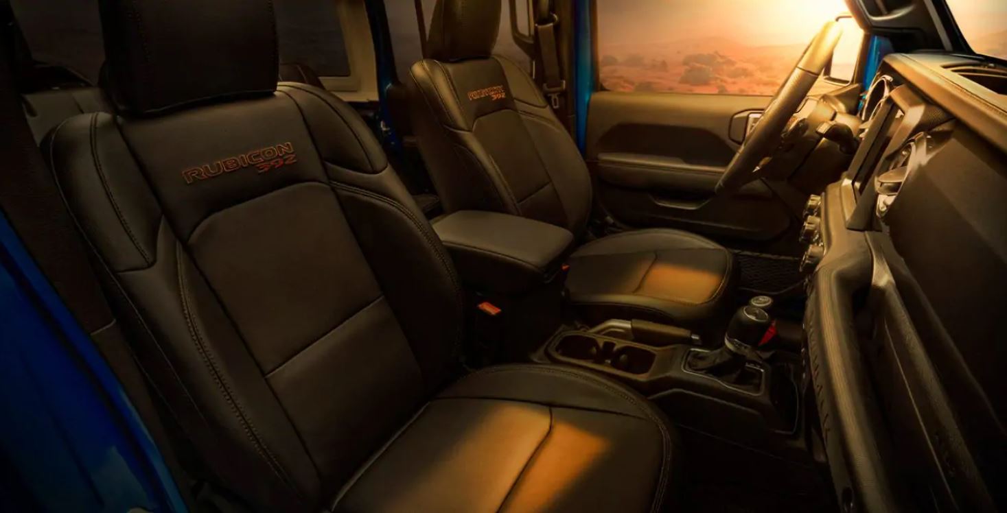 Front Seats in the 2021 Wrangler