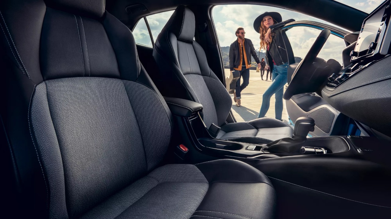 Front Seats in the 2022 Toyota Corolla Hatchback