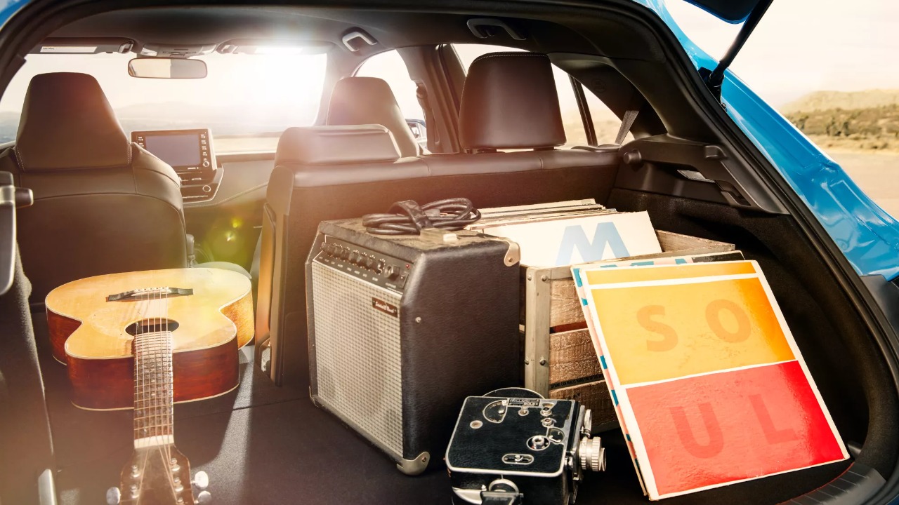 Rear Cargo Area in the 2022 Toyota Corolla Hatchback