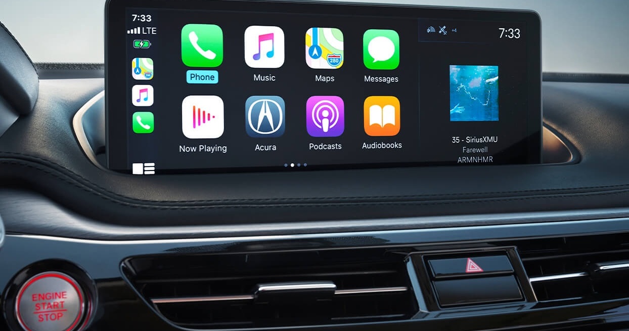 Apple CarPlay® in the 2022 Acura MDX