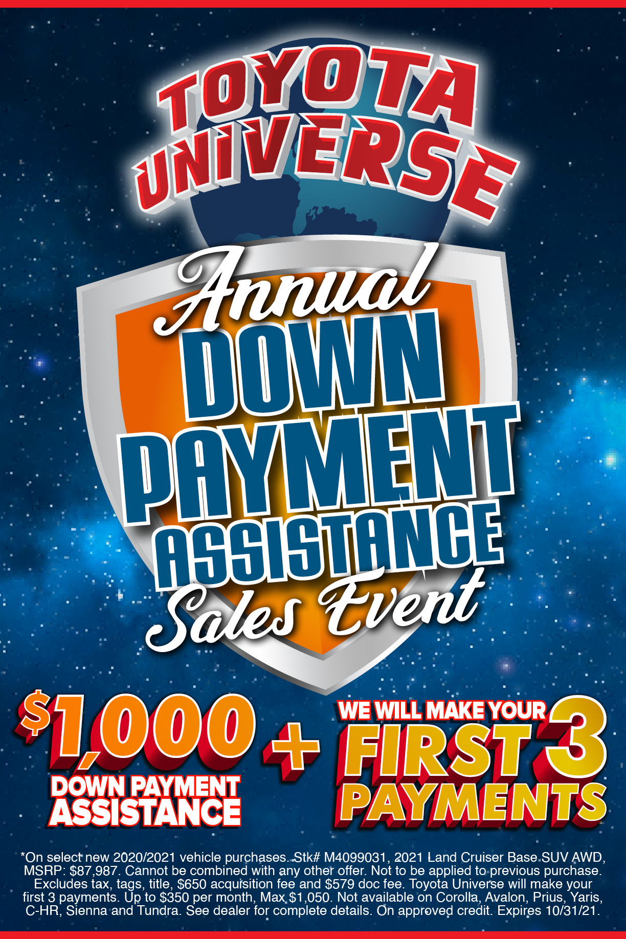 Down Payment Assistance Toyota Universe