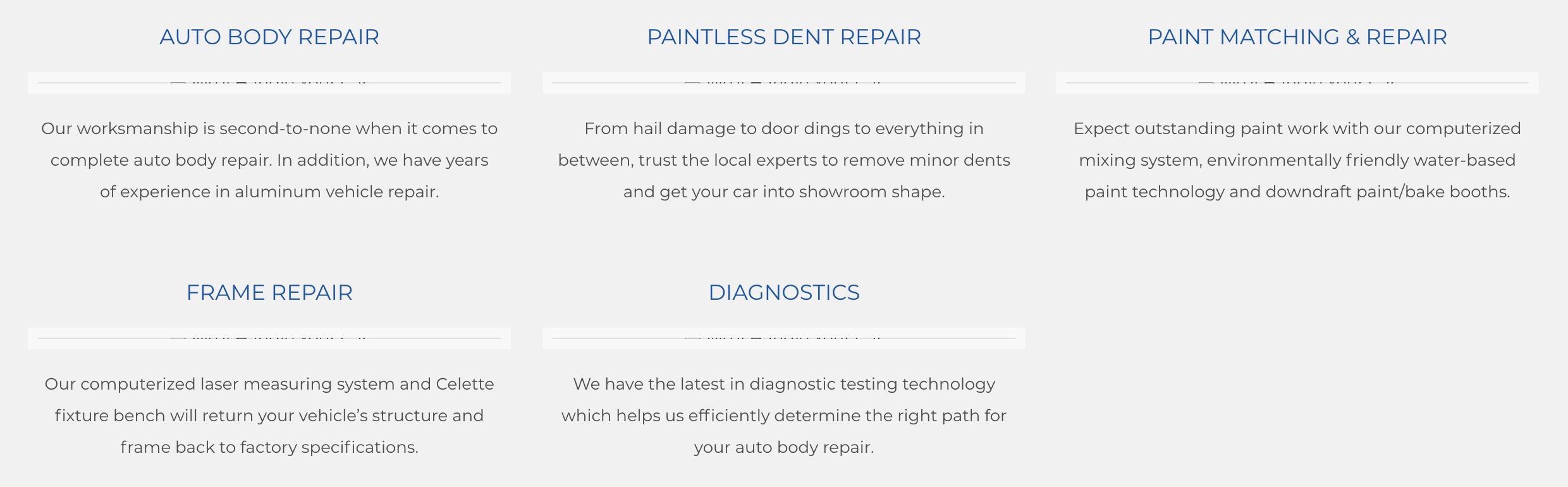 Chevy Service & Body Shop Omaha NE Council Bluffs IA