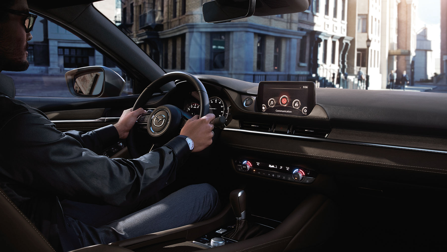 Interior of the 2021 MAZDA6