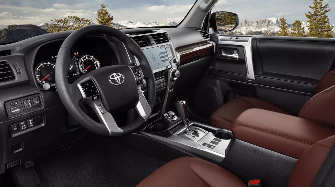 Interior of the 2022 4Runner