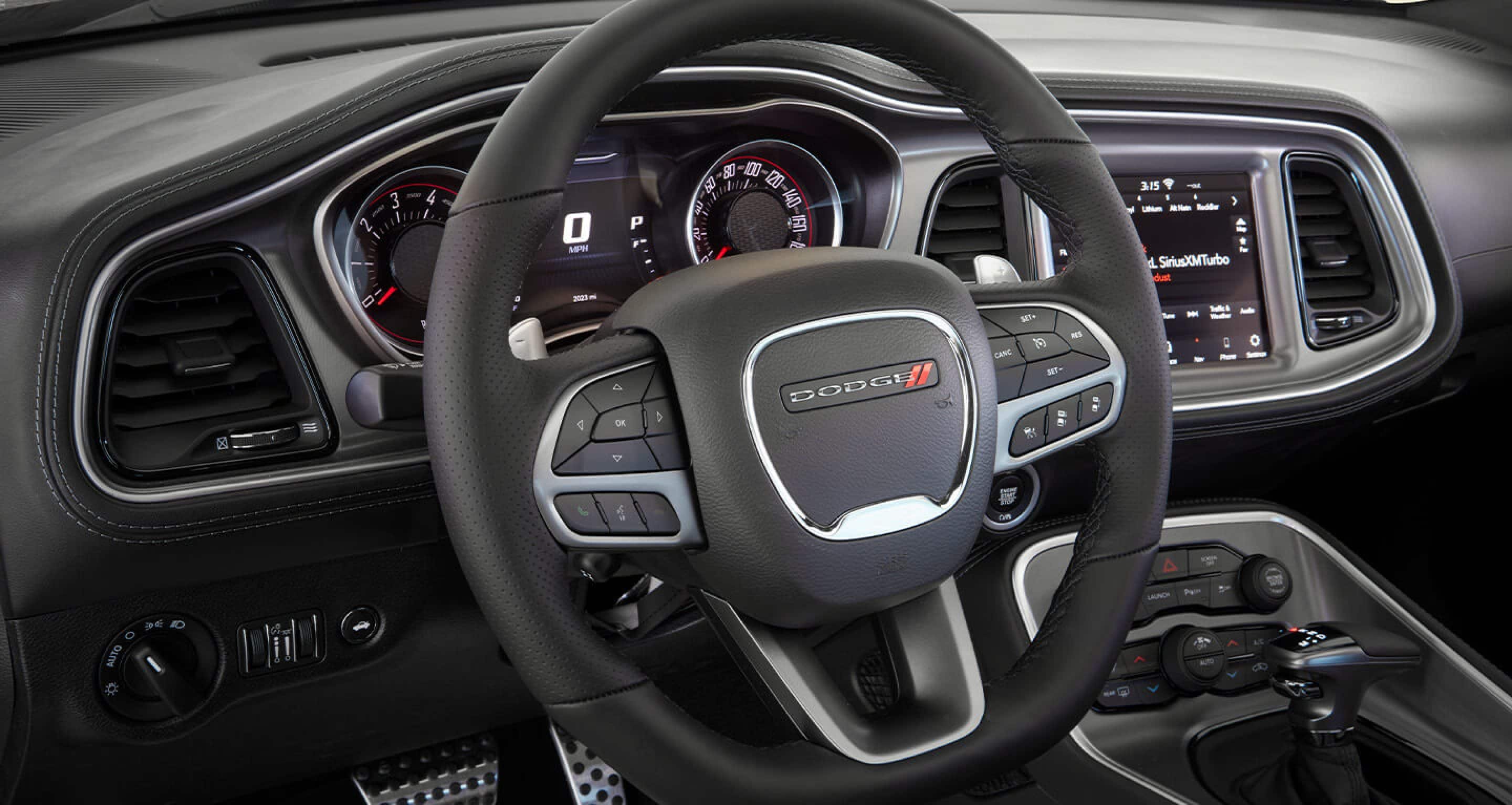 Interior of the 2021 Dodge Challenger