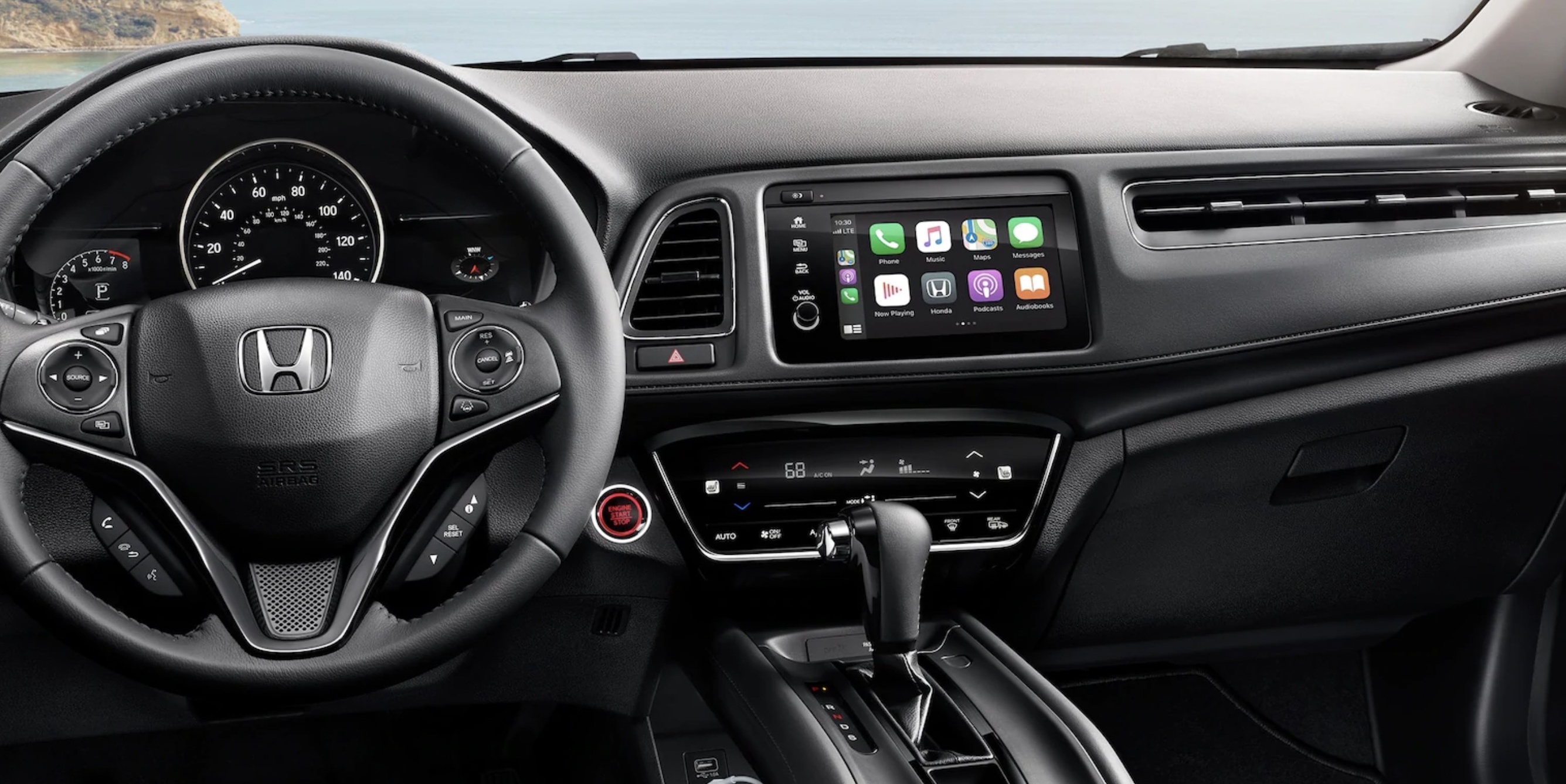 Dashboard in the 2022 Honda HR-V