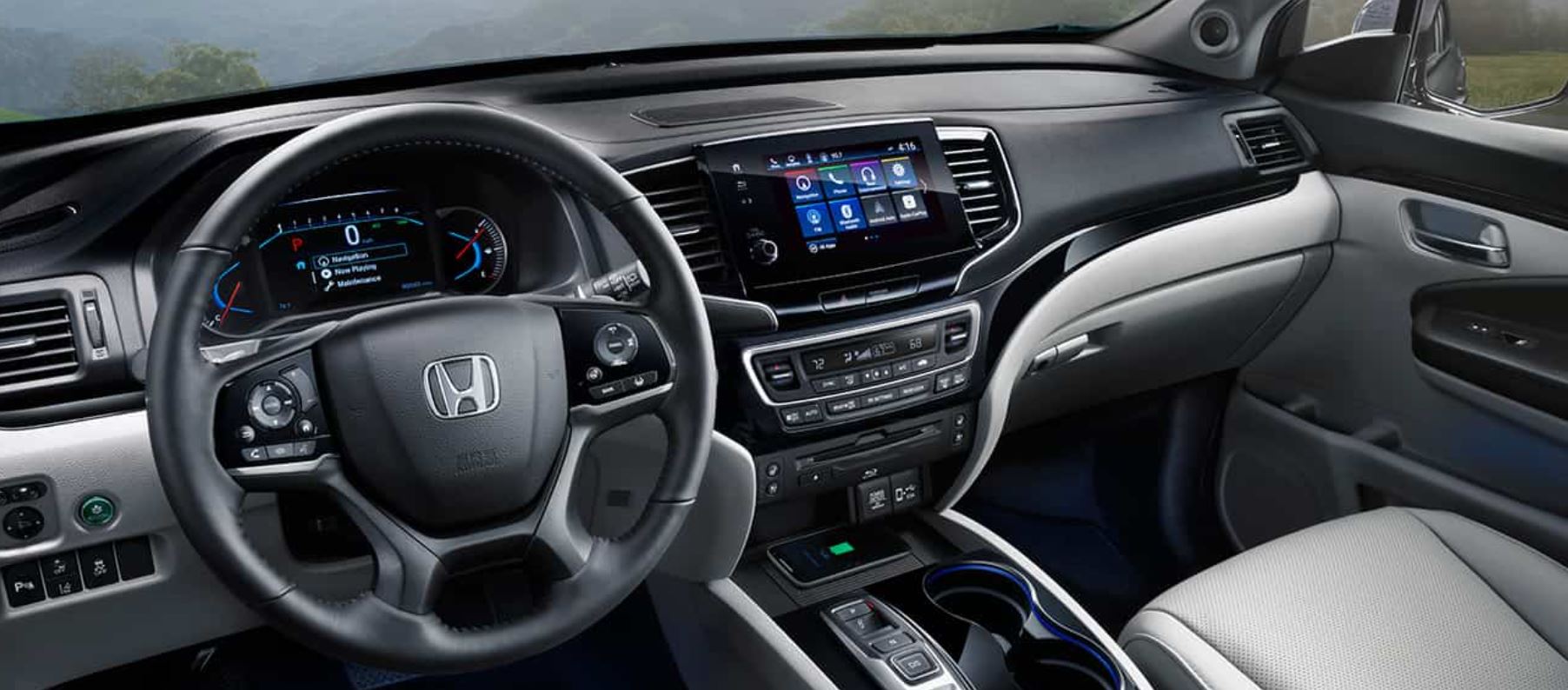 Interior of the 2022 Honda Pilot