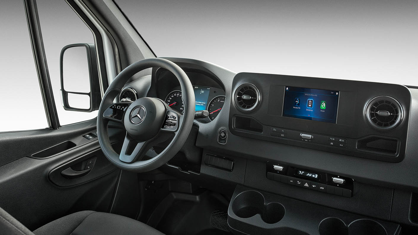 Steering Wheel in the 2022 Mercedes-Benz Sprinter