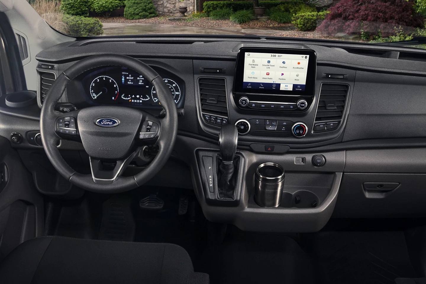 Dashboard in the 2022 Ford Transit