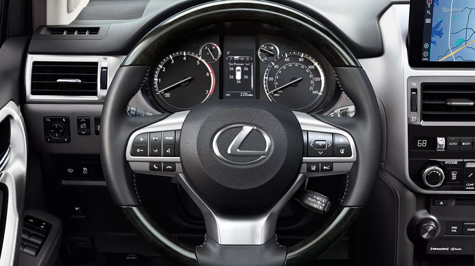 Steering Wheel of the 2022 GX 460