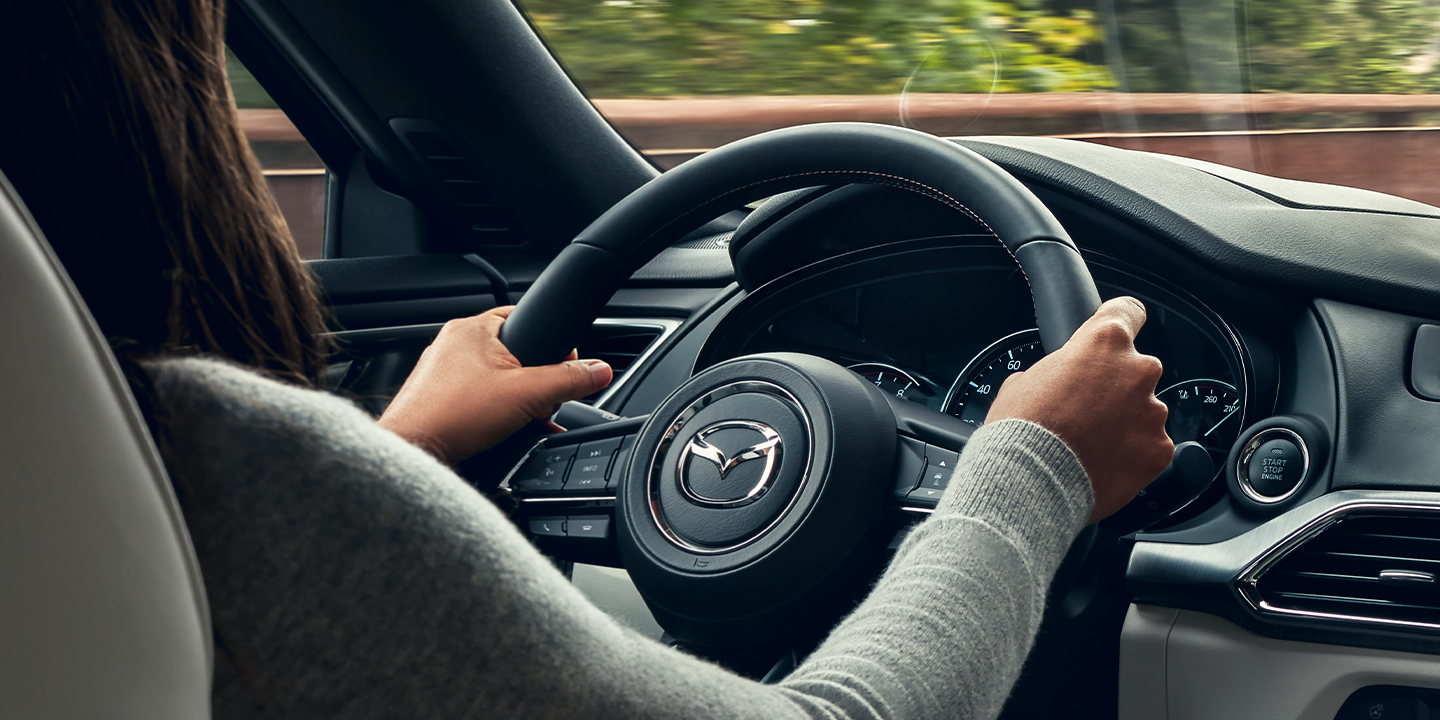 Steering Wheel of the 2021 MAZDA CX-9