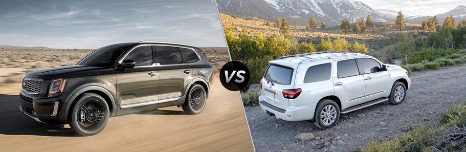 2020 Kia Telluride Vs. 2019 Toyota Sequoia | Friendly Kia