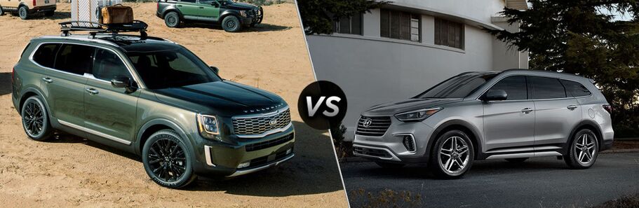 2020 Kia Telluride Vs. 2019 Hyundai Santa Fe XL | Friendly Kia