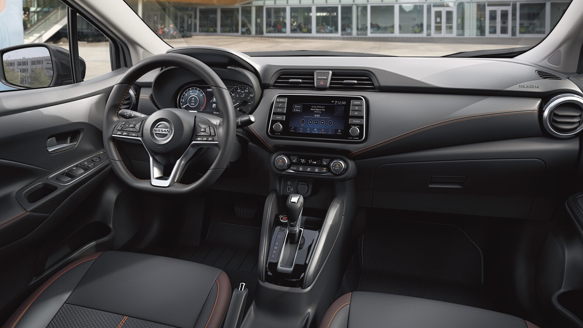 Interior of the 2021 Nissan Versa