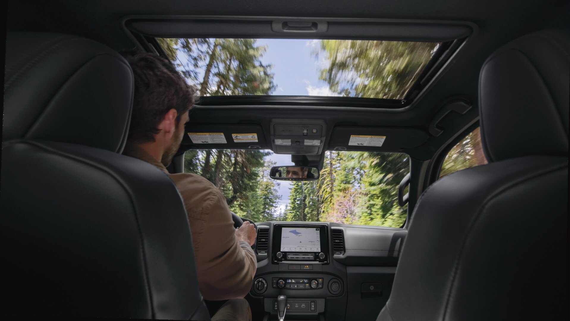 Interior of the 2022 Nissan Frontier