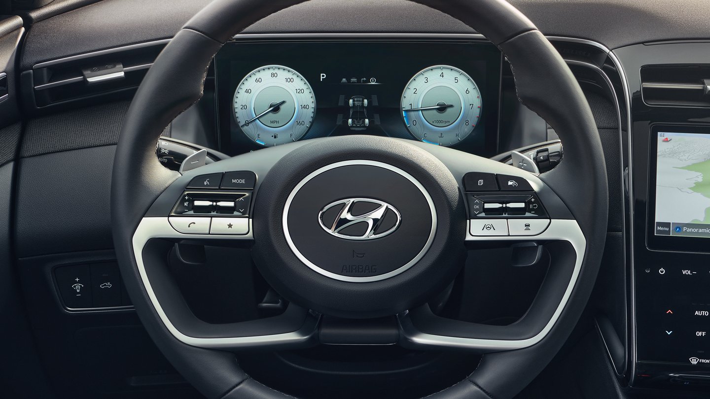 Steering Wheel in the 2022 Hyundai Santa Cruz