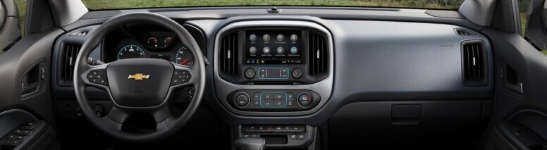 Dashboard in the 2022 Chevrolet Colorado