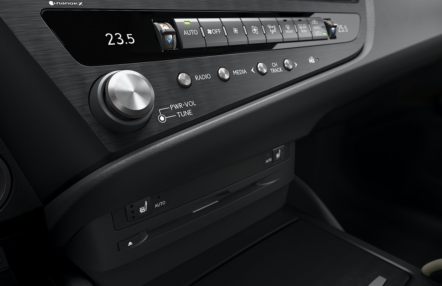 2022 Lexus ES 300h Front-Row Controls