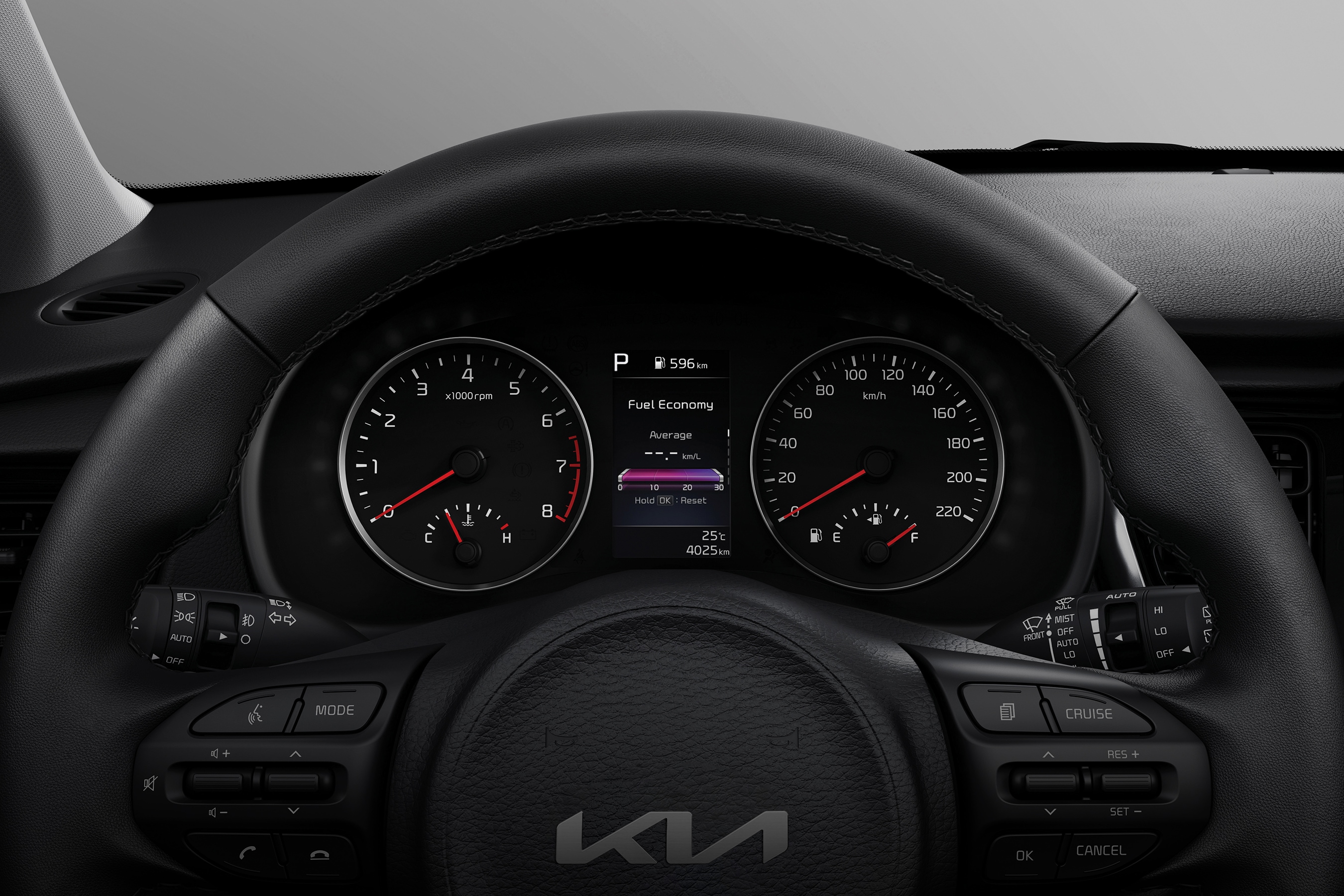 Steering Wheel Controls of the 2022 Kia Rio