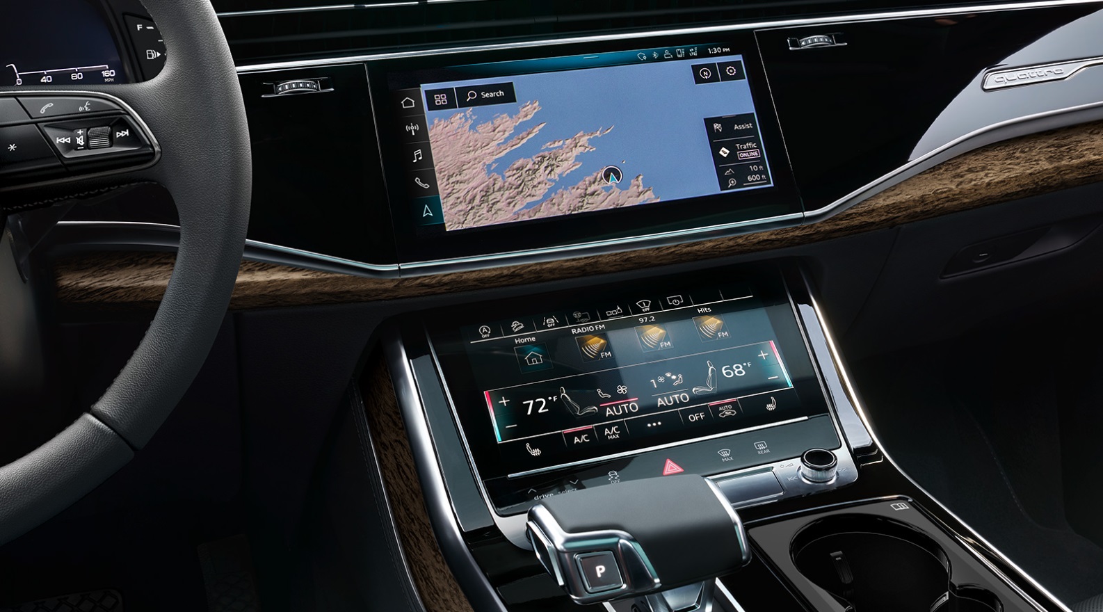 Touchscreens in the 2022 Audi Q7
