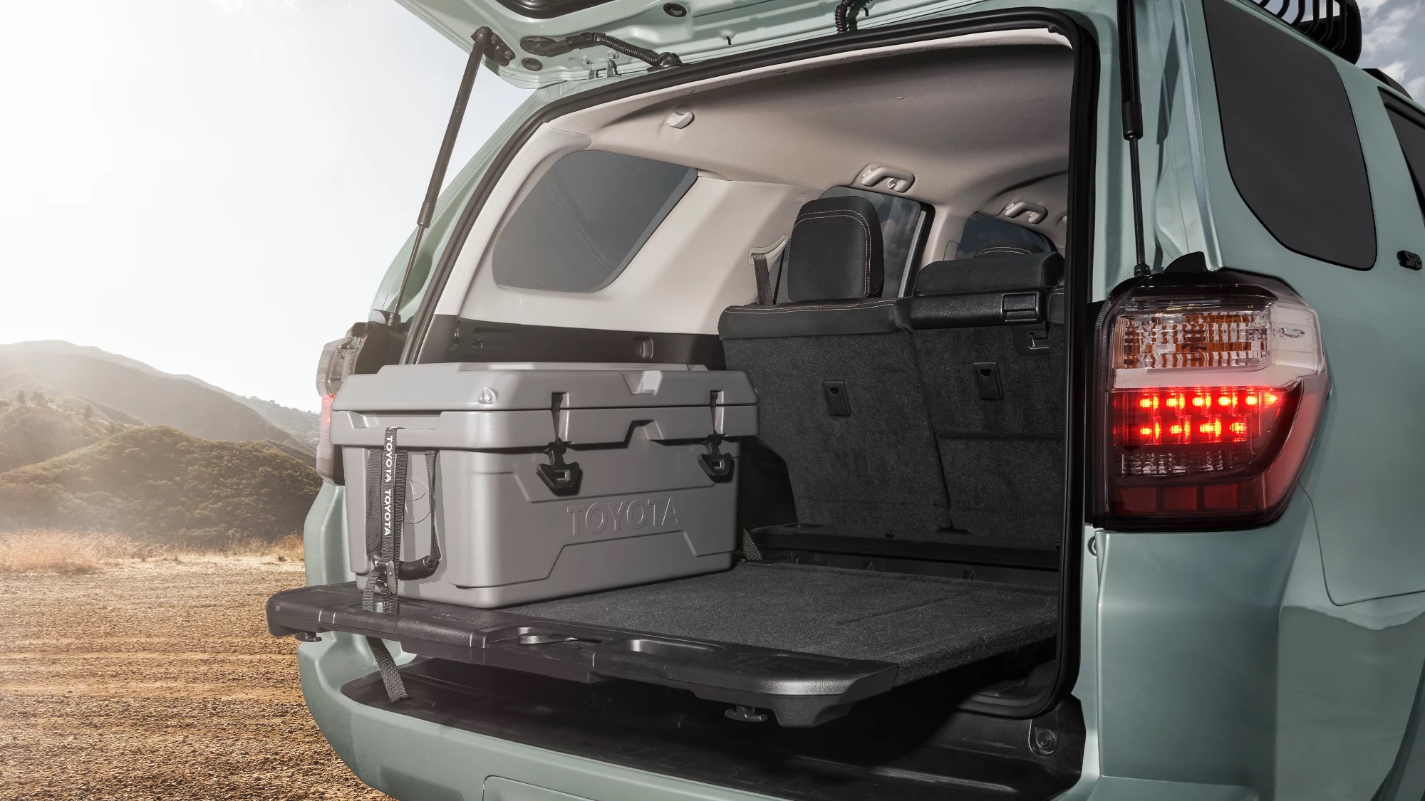 Rear Cargo Area in the 2022 Toyota 4Runner