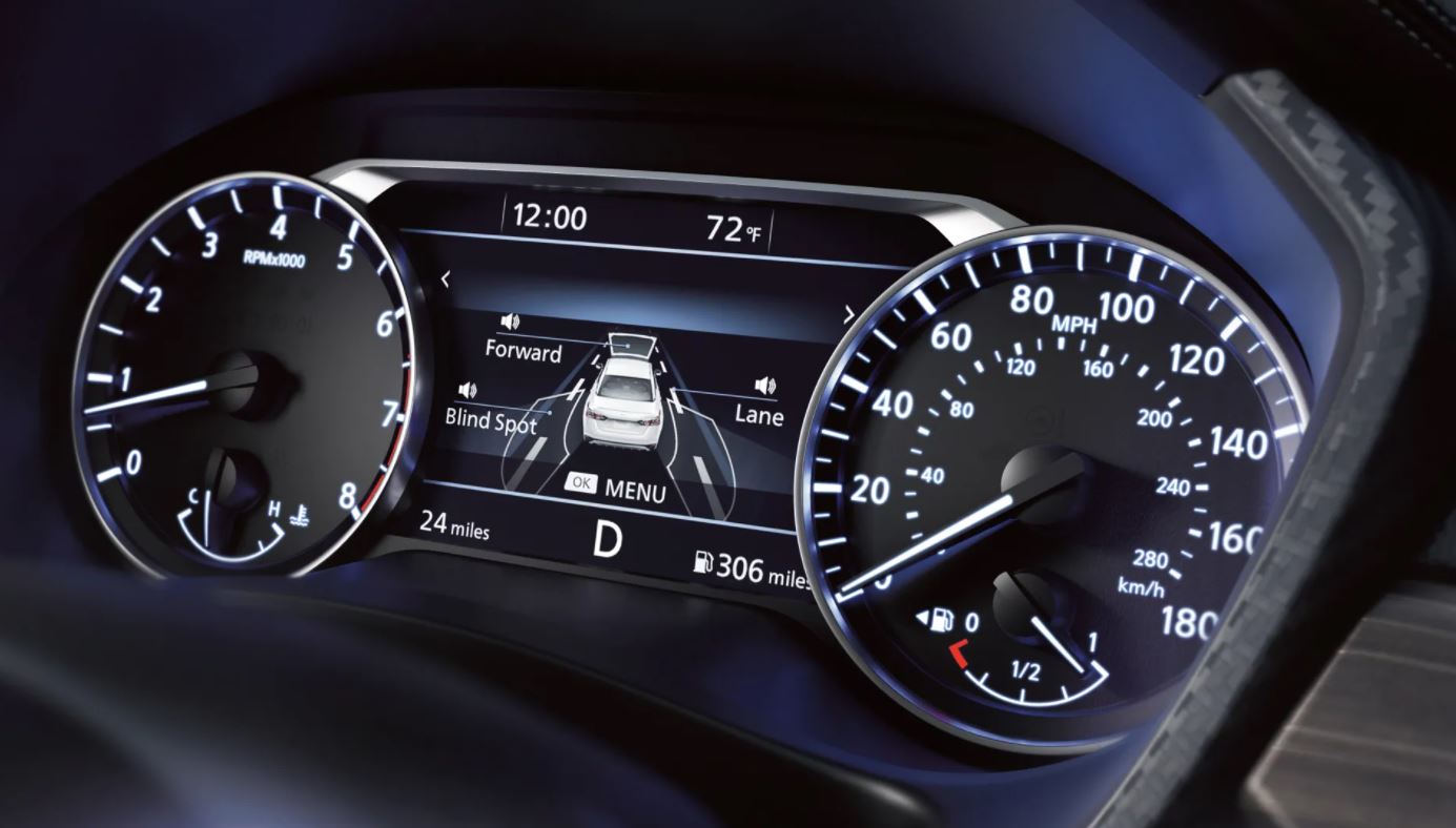 2022 Altima Information Cluster