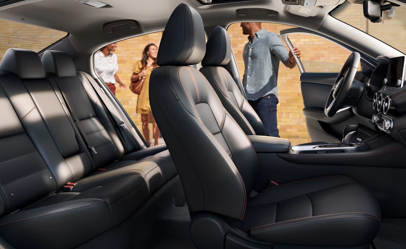 Seating in the 2022 Nissan Sentra