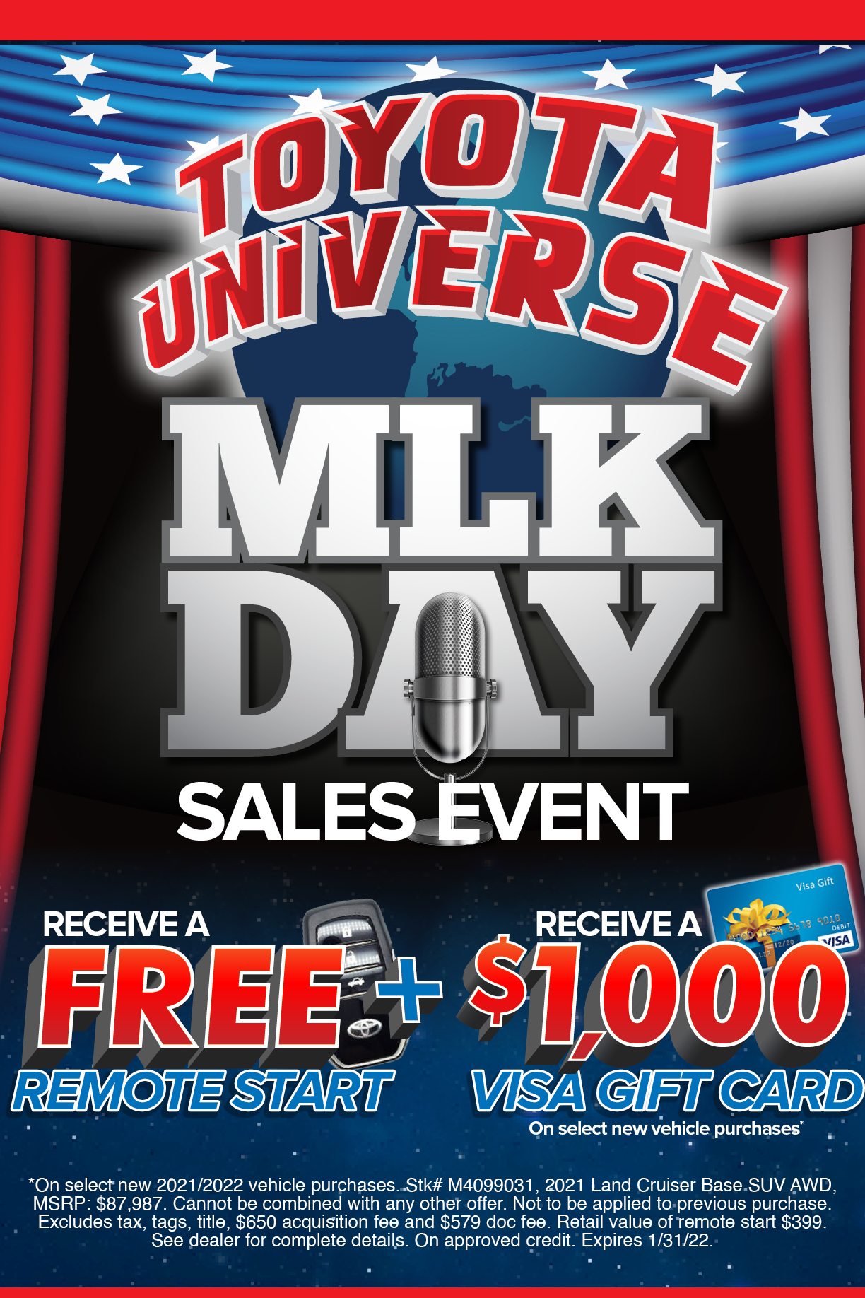 MLK Day Toyota Universe