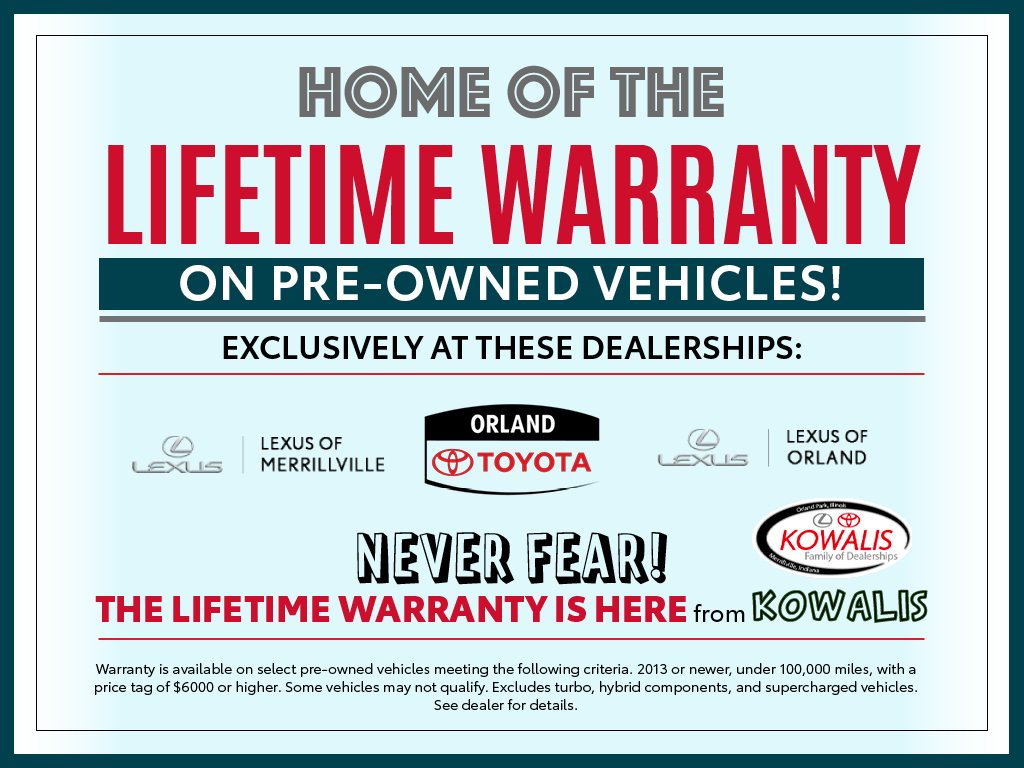 Lifetime Warranty Lexus of Merrillville Lexus of Merrillville