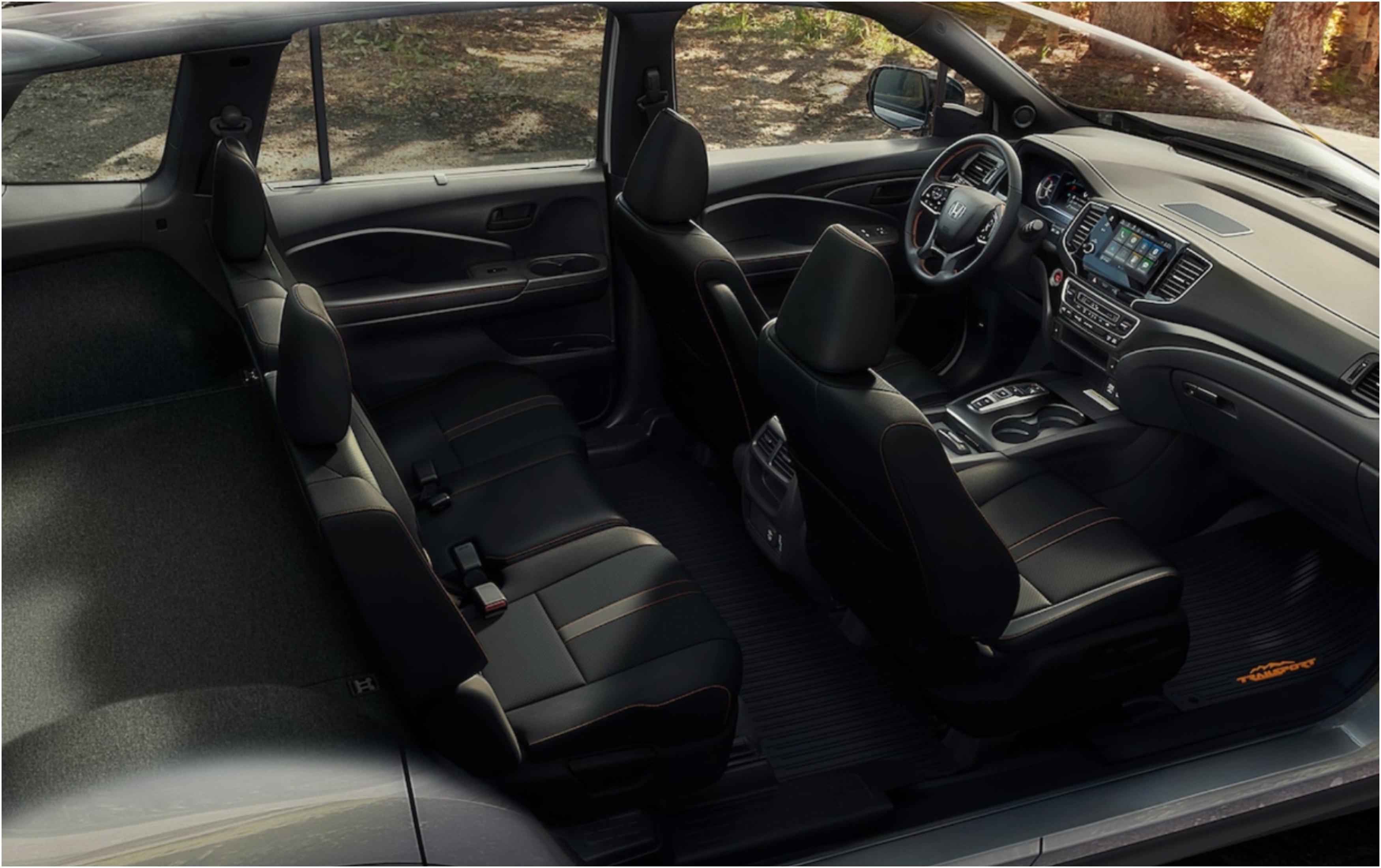Interior of the 2022 Honda Passport