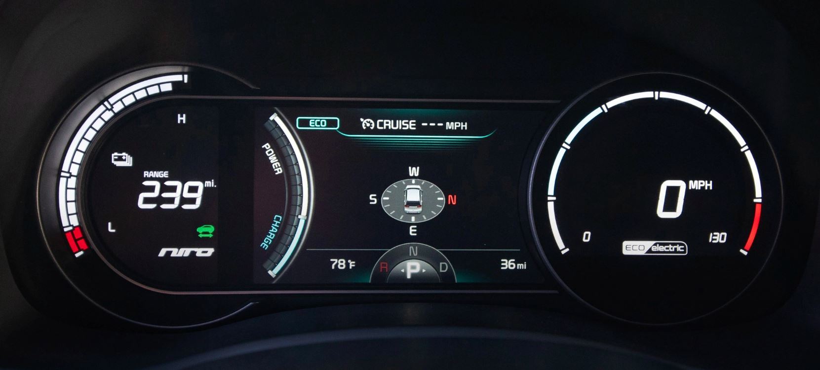 Multi-Information Display in the 2022 Niro EV