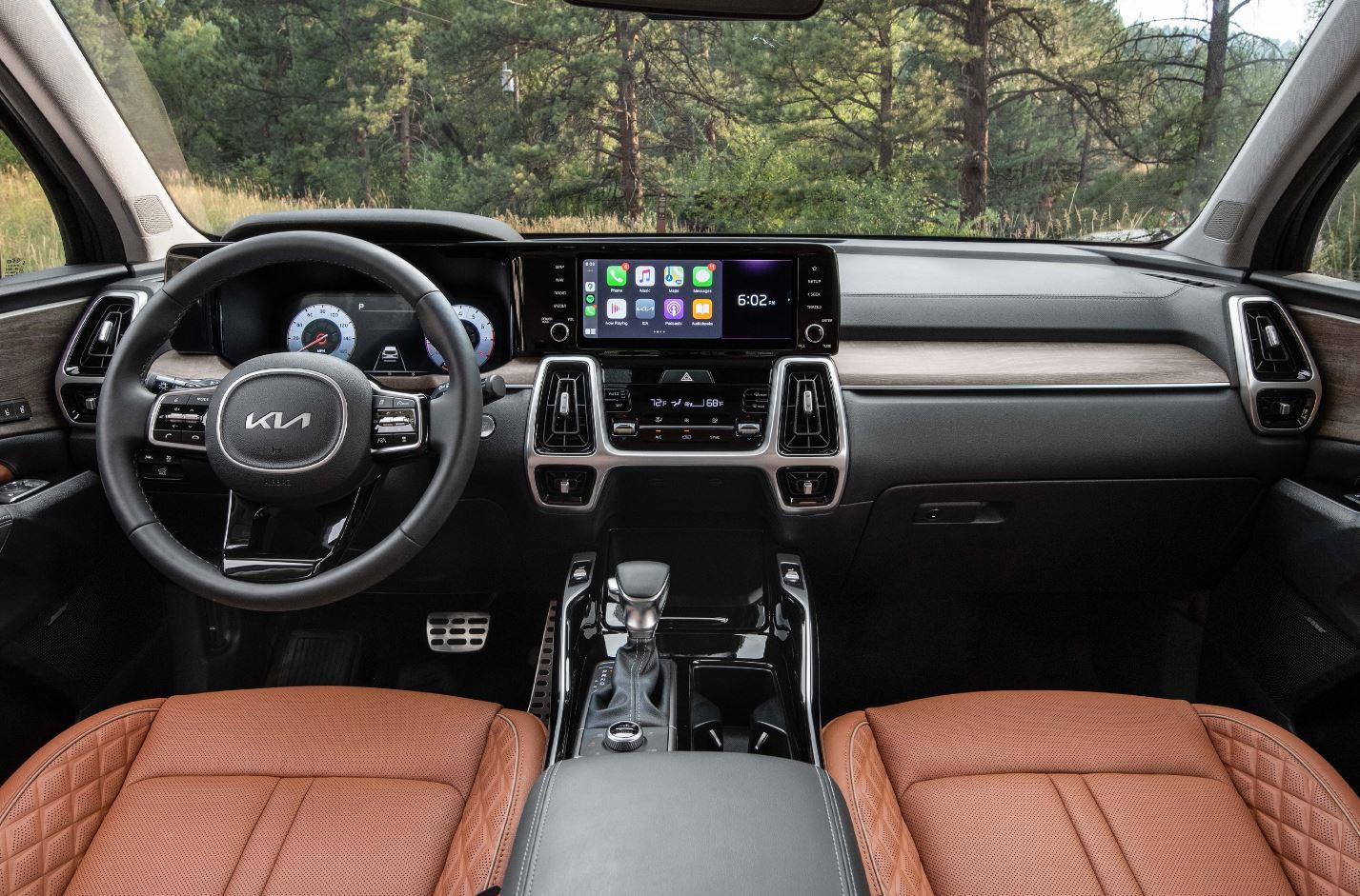 Steering Wheel of the 2022 Sorento