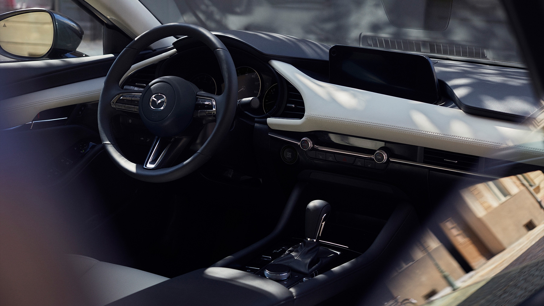 Dashboard in the 2022 MAZDA3 Sedan