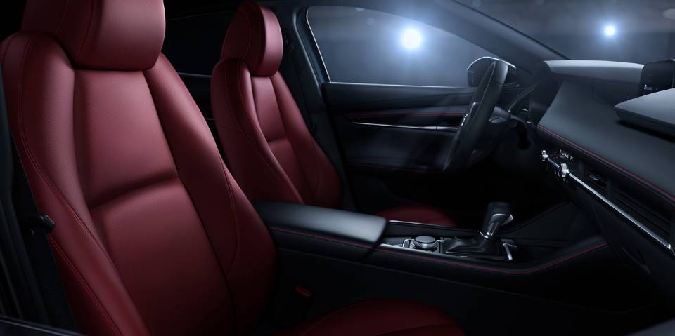 Cockpit of the 2022 MAZDA3 Sedan