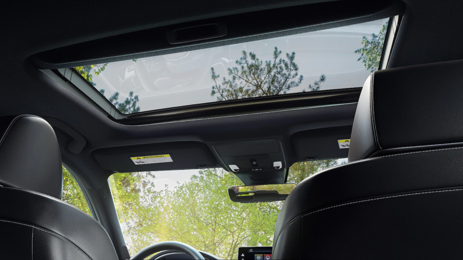 Power Moonroof Inside the 2022 Honda Civic Hatchback